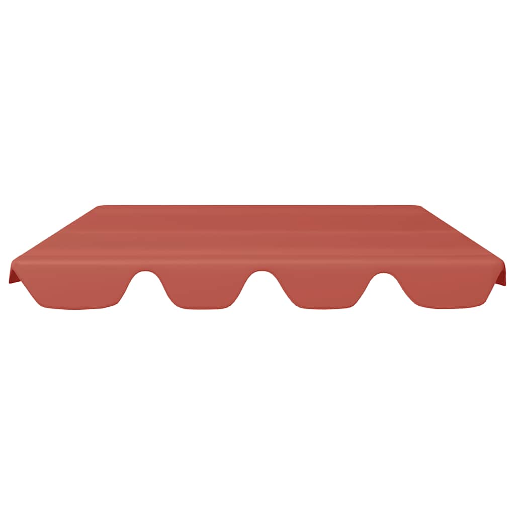 Vervangingsluifel voor schommelbank 150/130x105/70cm terracotta