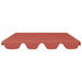 Vervangingsluifel voor schommelbank 150/130x105/70cm terracotta