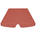 Vervangingsluifel voor schommelbank 150/130x105/70cm terracotta