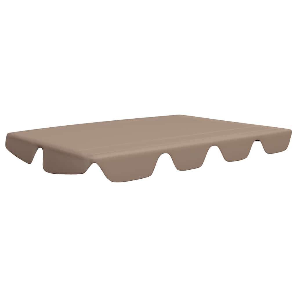 Vervangingsluifel voor schommelbank 150/130x105/70 cm taupe