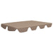 Vervangingsluifel voor schommelbank 150/130x105/70 cm taupe