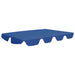Vervangingsluifel voor schommelbank 150/130x105/70 cm blauw