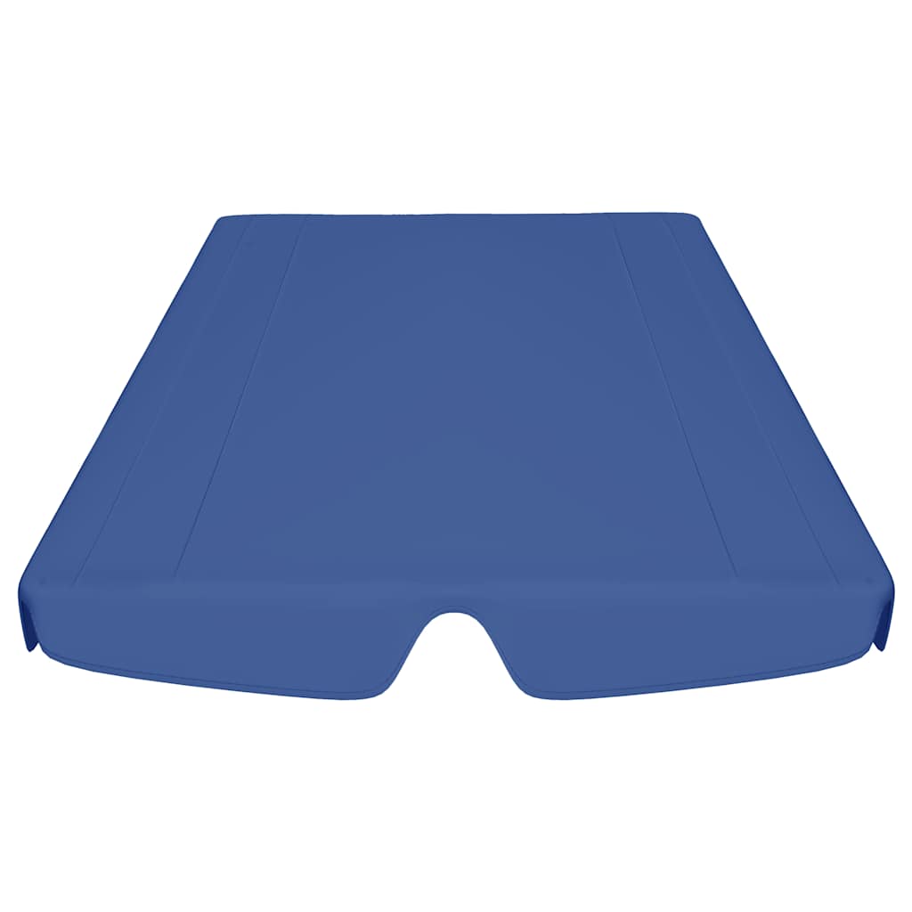 Vervangingsluifel voor schommelbank 150/130x105/70 cm blauw