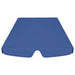 Vervangingsluifel voor schommelbank 150/130x105/70 cm blauw