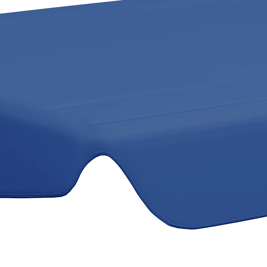 Vervangingsluifel voor schommelbank 150/130x105/70 cm blauw