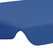 Vervangingsluifel voor schommelbank 150/130x105/70 cm blauw