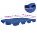 Vervangingsluifel voor schommelbank 150/130x105/70 cm blauw