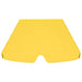 Vervangingsluifel voor schommelbank 150/130x105/70 cm geel