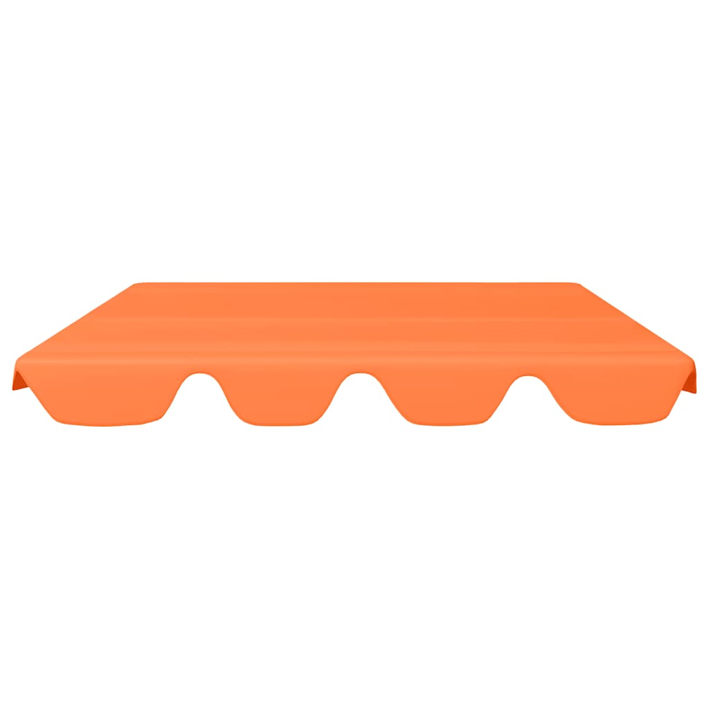 Vervangingsluifel voor schommelbank 150/130x105/70 cm oranje