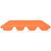 Vervangingsluifel voor schommelbank 150/130x105/70 cm oranje