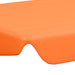 Vervangingsluifel voor schommelbank 150/130x105/70 cm oranje