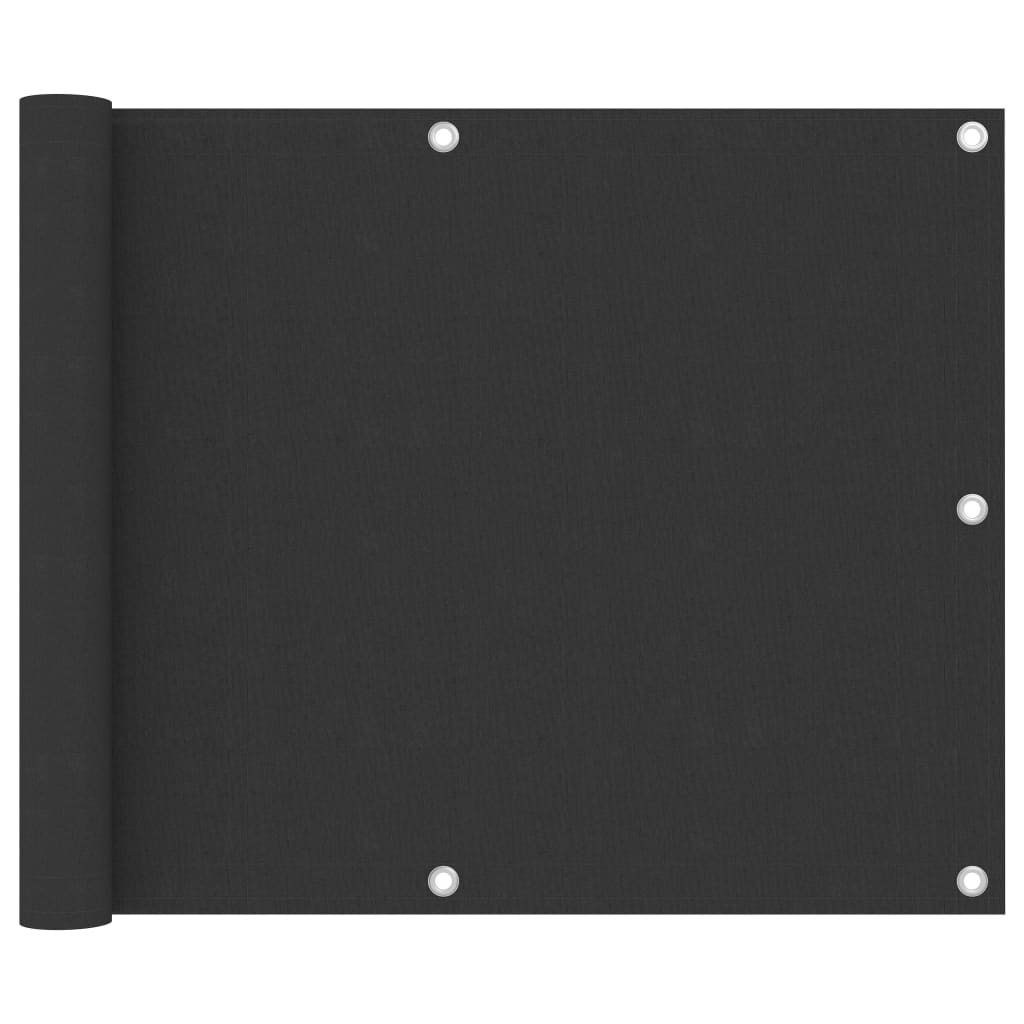 Balkonscherm 75X300 Cm Oxford Stof Antraciet 75 x 300 cm