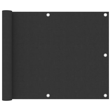 Balkonscherm 75X300 Cm Oxford Stof Antraciet 75 x 300 cm