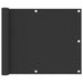 Balkonscherm 75X500 Cm Oxford Stof Antraciet 75 x 500 cm