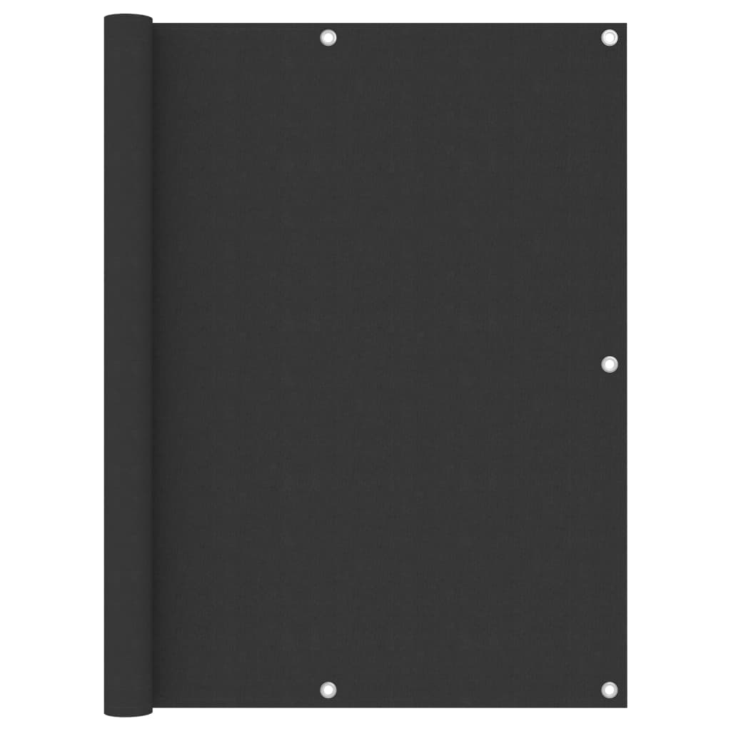 Balkonscherm 120X600 Cm Oxford Stof Antraciet 120 x 600 cm
