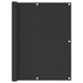 Balkonscherm 120X600 Cm Oxford Stof Antraciet 120 x 600 cm