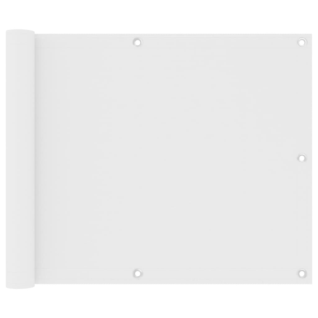 Balkonscherm 75X300 Cm Oxford Stof Wit 75 x 300 cm