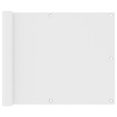 Balkonscherm 75X300 Cm Oxford Stof Wit 75 x 300 cm