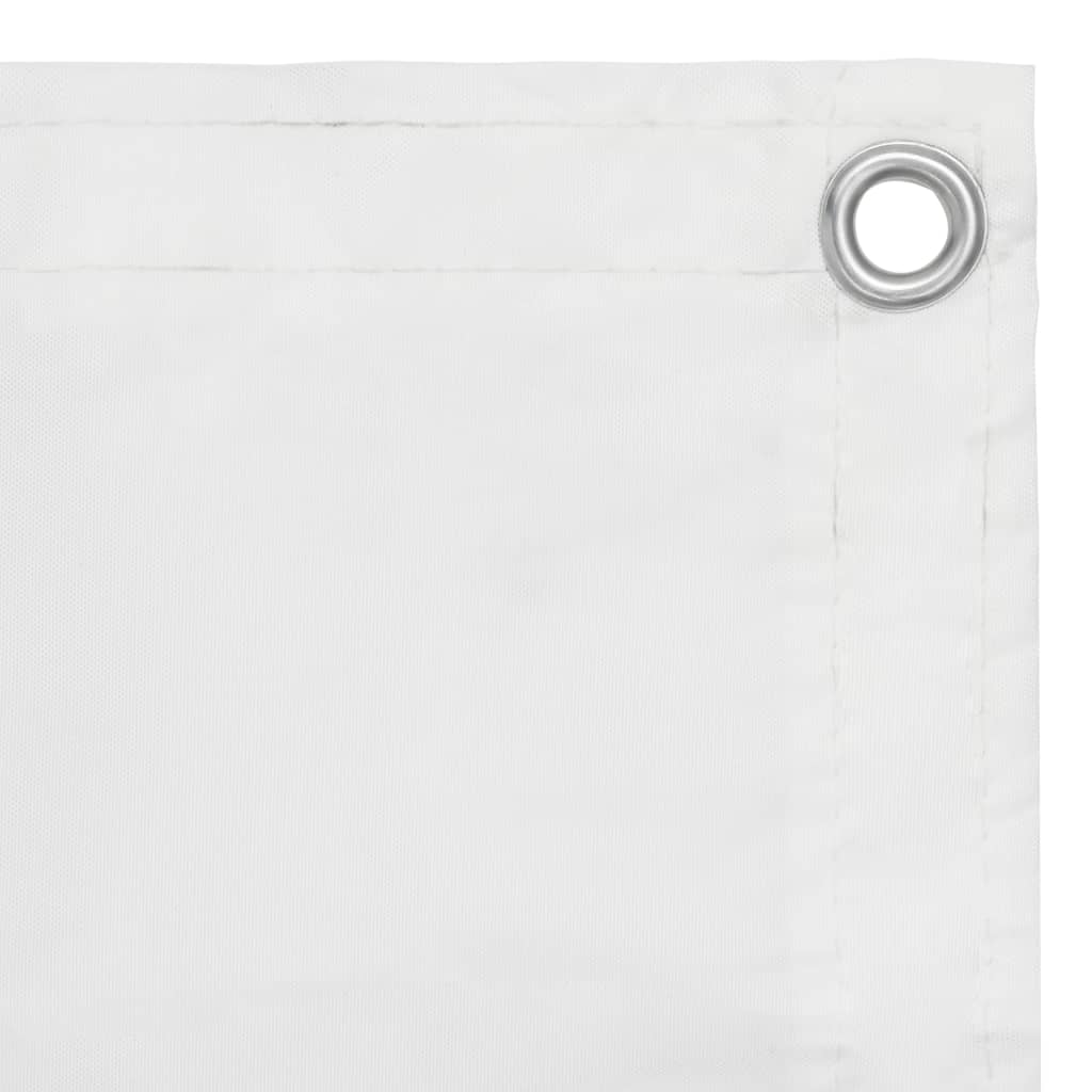 Balkonscherm 75X300 Cm Oxford Stof Wit 75 x 300 cm