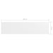 Balkonscherm 75X300 Cm Oxford Stof Wit 75 x 300 cm
