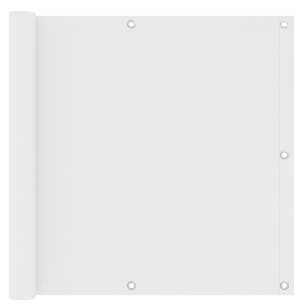 Balkonscherm 90X300 Cm Oxford Stof Wit 90 x 300 cm