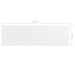Balkonscherm 90X300 Cm Oxford Stof Wit 90 x 300 cm