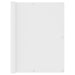 Balkonscherm 120X400 Cm Oxford Stof Wit 120 x 400 cm
