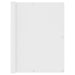 Balkonscherm 120X500 Cm Oxford Stof Wit 120 x 500 cm