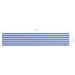 Balkonscherm 75X400 Cm Oxford Stof Wit En Blauw 75 x 400 cm