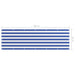 Balkonscherm 90X300 Cm Oxford Stof Wit En Blauw 90 x 300 cm
