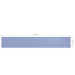 Balkonscherm 90X600 Cm Oxford Stof Wit En Blauw 90 x 600 cm