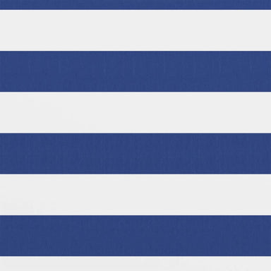 Balkonscherm 120X400 Cm Oxford Stof Wit En Blauw 120 x 400 cm