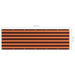 Balkonscherm 90X300 Cm Oxford Stof Oranje En Bruin 90 x 300 cm