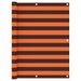 Balkonscherm 120X300 Cm Oxford Stof Oranje En Bruin 120 x 300 cm