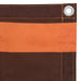 Balkonscherm 120X300 Cm Oxford Stof Oranje En Bruin 120 x 300 cm