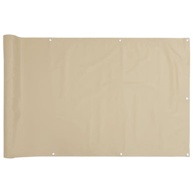Balkonscherm 90x300 cm oxford stof beige