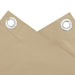 Balkonscherm 120x600 cm oxford stof beige
