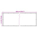 Balkonscherm 120x600 cm oxford stof beige