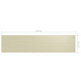 Balkonscherm 120X500 Cm Oxford Stof Terracotta 120 x 500 cm Crème