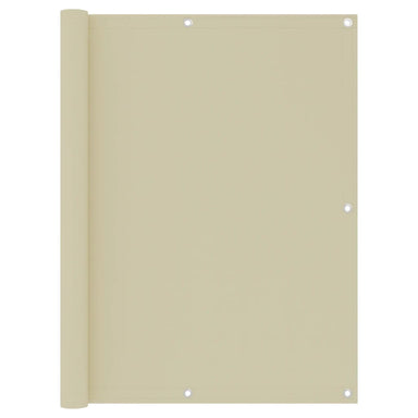 Balkonscherm 120X600 Cm Oxford Stof Crème 120 x 600 cm