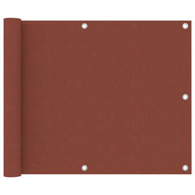 Balkonscherm 75X300 Cm Oxford Stof Terracotta 75 x 300 cm