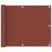 Balkonscherm 75X300 Cm Oxford Stof Terracotta 75 x 300 cm