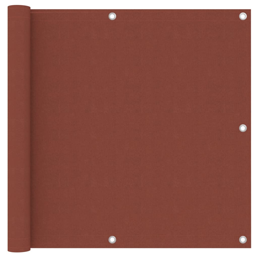 Balkonscherm 90X300 Cm Oxford Stof Terracotta 90 x 300 cm