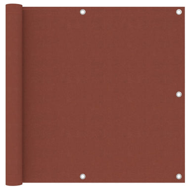 Balkonscherm 90X300 Cm Oxford Stof Terracotta 90 x 300 cm