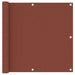 Balkonscherm 90X300 Cm Oxford Stof Terracotta 90 x 300 cm