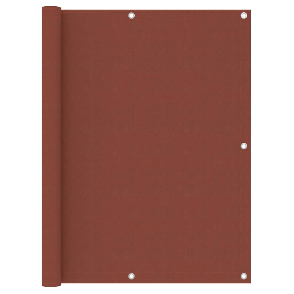Balkonscherm 120X500 Cm Oxford Stof Terracotta 120 x 500 cm