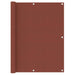 Balkonscherm 120X600 Cm Oxford Stof Terracotta 120 x 600 cm