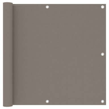 Balkonscherm 90x300 cm oxford stof taupe