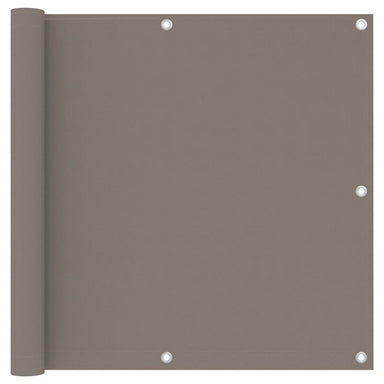 Balkonscherm 90x500 cm oxford stof taupe