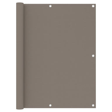 Balkonscherm 120x400 cm oxford stof taupe